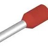 Insulated wire end ferrule, 1.0 mm², 14 mm/8 mm long, red, 9019080000