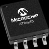 AVR microcontroller, 8 bit, 20 MHz, SOIC-8, ATTINY45-20SUR