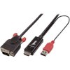LINDY 41456 HDMI to VGA Adapter Cable HDMI Male to VGA Male 2m Black