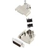 Encitech 6355-0009-04 D-Sub Pin Strip Set 45° 37 Pins Solder Bucket