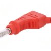 Złącze laboratoryjne bananowe 4mm wtyk 32A 600V czerwony 66.9328-22