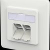 130E381027-I E-DAT Modul Cat.6a LSA++ 2 Port UP traffic white