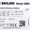 Stat. 35W 0,18A STH Brilum GMH-35E IP20