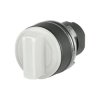 EAO 46-2W19.1CN0.004 Knob selector switch, illuminated, white, 3-position, Cam O