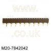 20-Way socket strip (M20-7842042) - Harwin