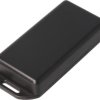 ABS miniature enclosure, (L x W x H) 80 x 40 x 15 mm, black (RAL 9005), IP54, 1551LFLBK