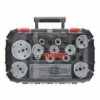 Zestaw otwornic Bosch Accessories Lochsägenset Progr.WM/Univers. 14tlg.11 LS Ø20-76mm+Adap+2xZB 2608594192 1 zest.