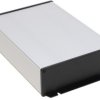 Aluminum enclosure, (L x W x H) 280 x 191 x 68 mm, transparent, IP65, 1457U2802