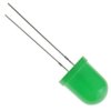 Green 10mm LED Diffused 300mcd 50°
