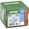 SPAX 1197000400503 Wood screw 4 mm 50 mm Stainless steel A2 200 pcs