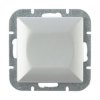 Łącznik p/t jednobiegunowy Pearl, 10A, 250V, WP-1P, srebrny,OR-OE-7700/G