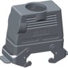 Housing, size HB16, die-cast aluminum, PG29, straight, clip locking, IP65, T1280162129-000