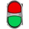 Przycisk sterowniczy dwuklawiszowy, niestabilny, kryty, 1NO+1NC, czerwono-zielony T0-B102K20KY