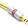 Wtyk Mini Jack 3.5 Stereo Chrome 4mm JW490 3.5mm TRS Vitalco
