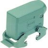 Grommet housing, size 24B, die-cast aluminum, M25, angled, cross bow locking, IP65/IP66/IP67, 19300241531