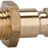 Nipple, L 33 mm, 35 bar, brass, for jacks, 107239