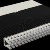 PONEX8UTPWH Cable management system, 24 Port, Cat.6a UTP, 0,8 m, white