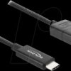 81702 Coaxial USB Type-C™ to DisplayPort cable (DP Alt Mode) 4K 60 Hz