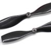 Pair of 1x75 mm Aircraft Propellers - Right and Left - Black