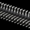 SL 28 SMD THR 058 40Z Male header 2.54 mm, 2x20, SMT+THT