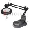 Lampa z lupą YH 238 90mm 3D-10D ramie łamane czarna