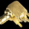 SMB print flush-type connector 90° for RG174/U