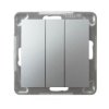 IMPRESJA Wyłącznik potrójny srebro ŁP-13Y/m/18 OSPEL