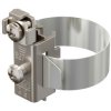 OBO Bettermann 5057507 Protective Ground Clamp Brass Nickel-Plated