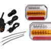 Oprawa Led 4X4 Tail Światła Tylne Magnetyczne 12V Ip67 Bluetooth Komplet 2 Szt.