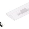 Pin header, 10 pole, pitch 2 mm, straight, black, SLY9SMD04010ZBSM