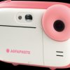ARKICPK Kid's instant camera/digital camera, black and white, pink