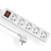 Przedłużacz z wyłącznikiem ECONOMIC 5-gniazd z/u 5m /H05VV-F 3x1/ EPS-505W
