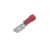 Konektor płaski męski izolowany 6.3mm 0.8mm 0.5-1mm² - końcówka kablowa