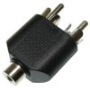 Przejście Gn.Jack 3,5/2x Wt.RCA Adapter Jack/RCA