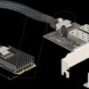 95281 Network card, MiniPCIe I/O, Gigabit Ethernet, 2x SFP
