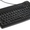 Miniklawiatura kulkowa przewodowa, kolor: Czarny, PS/2, QWERTY (Wielka Brytania), RS PRO