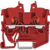 2 wire mini through terminal, push-in connection, 0.14-1.5 mm², 1 pole, 13.5 A, 6 kV, red, 2250-1203