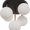 Lampa sufitowa szklane klosze kule ALI kolor czarny/złoty metal/szkło, 5xG9 IP20 5645 Zuma Line