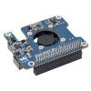 Waveshare Power Over Ethernet HAT (F) For Raspberry Pi 5 / CM 5, High Power, Onboard Cooling Fan, With Metal Heatsink, Supports