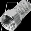 FFL2AL Twist-on F connector for Ø 5.2-mm aerial cables