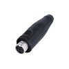 Rean RT4FC-B-W XLR Connector Socket 4 Pins Built-In 1 Piece