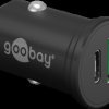 61739 USB charger, 12/24 V, 45 W, vehicle, 1x USB-C, 1x USB-A