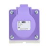 Gniazdo Stałe 16A 3P 20-25V Fioletowe Ip44 163V