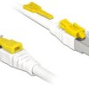 kabel LAN Delock 85335, 1 szt., RJ45, CAT 6a, S/FTP, 5.00 m, biały