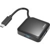 Hama 200112 USB-C USB 3.2 Gen 2 multiport hub Black 4 ports