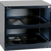 Steel cabinet, 2 drawers, blue, (W x D) 451 x 330 mm, SAFEBOX 150