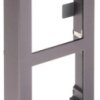 Aluminiowa ramka montażowa natynkowa na 2 moduły. Aluminiowa puszka natynkowa i okablowanie w zes...
