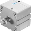 Siłownik kompaktowy skok: 25mm Festo Ø 80mm dwustronnego działania Action ADN-80-25-A-PPS-A
