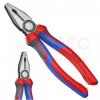 Szczypce uniwersalne 200mm fosforanowane Kombinerki do chwytania i cięcia KNIPEX 03 02 200