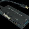 12.99.3154 DisplayPort adapter, Mini DP plug to VGA/DVI/HDMI